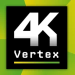 4k vertex android application logo